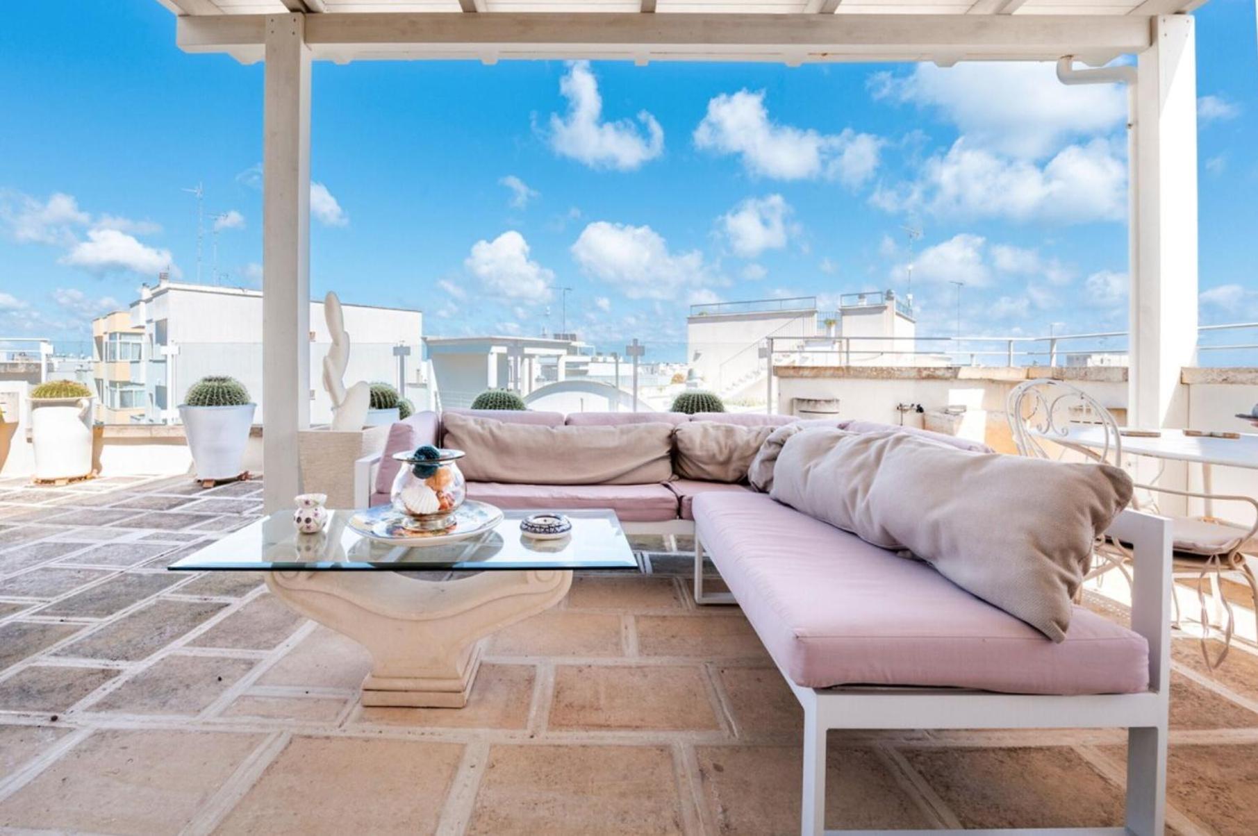 Le Terrazze Apartman Otranto Kültér fotó
